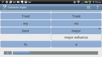 Cantando Inglés screenshot 1