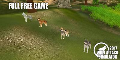 Wild Wolves: Hunger Attack Simulator 3D capture d'écran 3