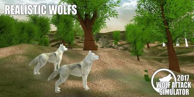 Wild Wolves: Hunger Attack Simulator 3D capture d'écran 1