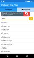 Dictionary English-Thai Cartaz