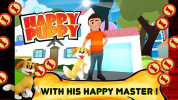 Happy Puppy Run Dog Play Games Affiche