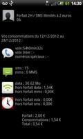 FreeMobile Suivi Conso 3G 截图 1