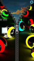 3D Colorful Balls Zipper captura de pantalla 2