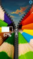 برنامه‌نما Pencil Colors Zipper عکس از صفحه