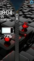 Black 3D Cubes Zipper screenshot 1