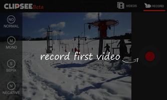 Clipsee Video Recorder Beta screenshot 1