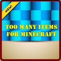 Poster Too Many Items for Minecraft