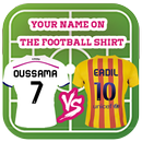 Your name on the football shirt APK