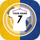 Write your name on the real madrid shirt biểu tượng