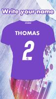 Write your name on the real madrid shirt screenshot 1