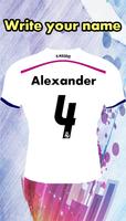 Write your name on the real madrid shirt capture d'écran 2