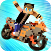 Pixel-Motorrad-Rennen