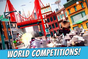 Blocky Motorbikes - Racing Competition Game ภาพหน้าจอ 1