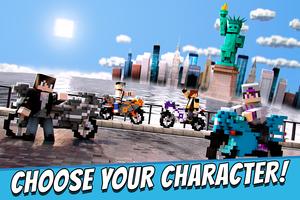 Blocky Motorbikes - Racing Competition Game ภาพหน้าจอ 3
