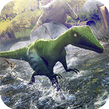Icona Gioco di Corsa di Dinosauro 3D