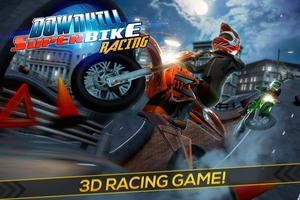 Downhill Super Bike Racing 3D Affiche