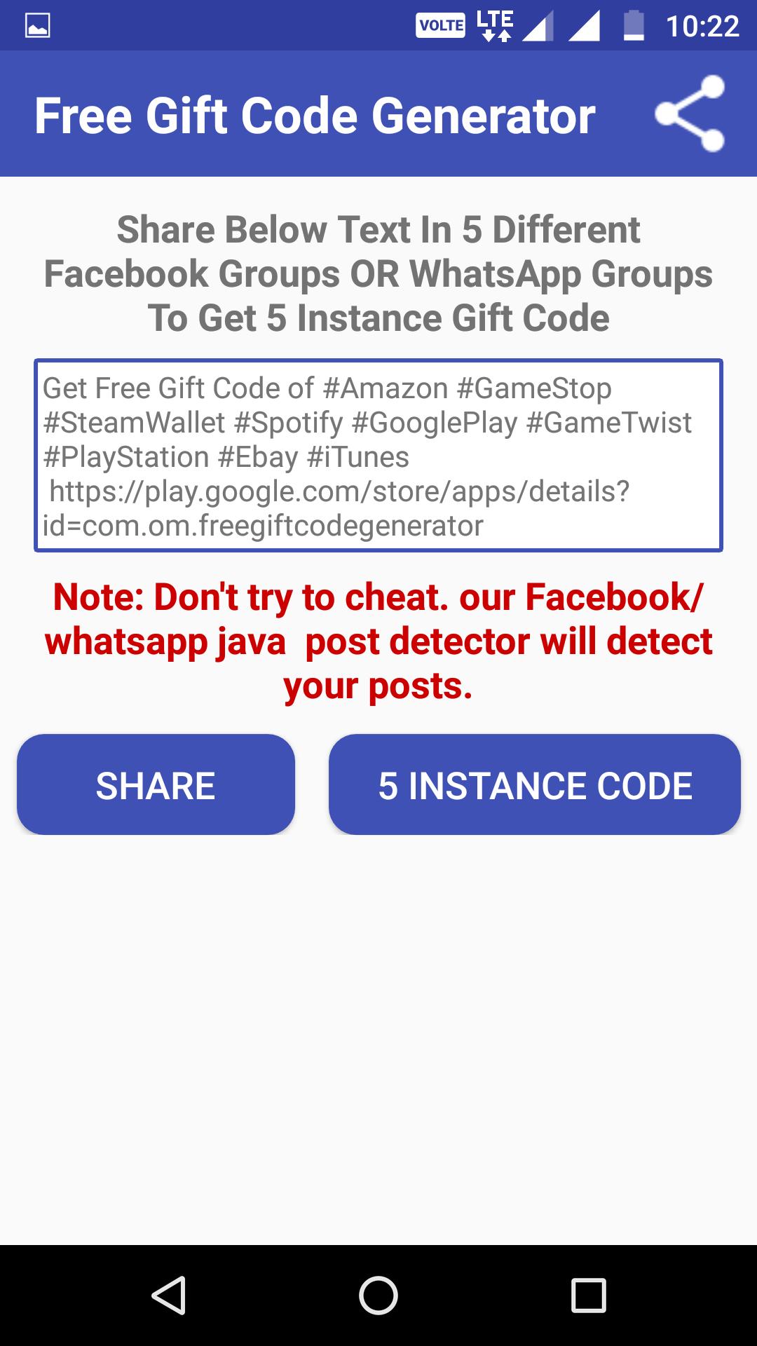 Free Gift Code Generator for Android - APK Download