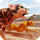 표범 대 사자 씨족 - 동물 시뮬레이터 아이콘