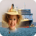 Steamer Boat Photo Frame Free