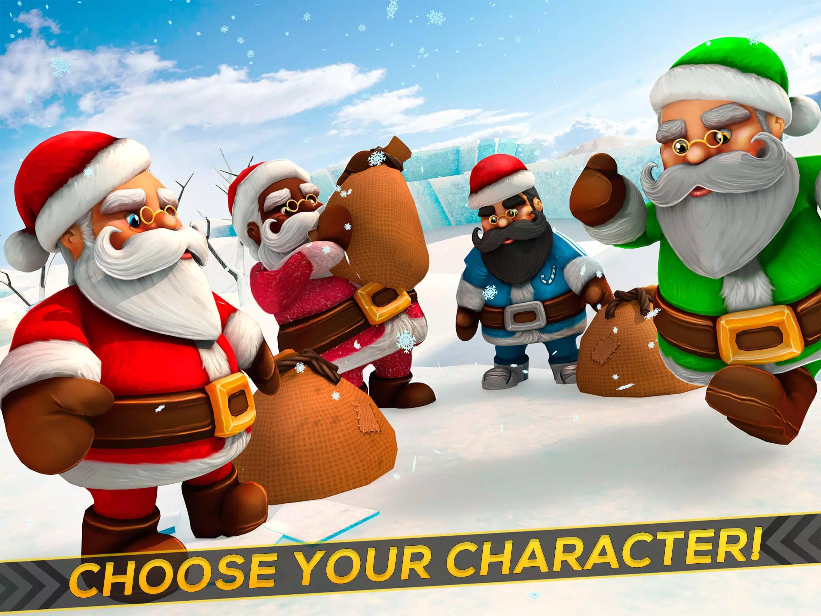 Download do APK de Natal Papai Noel Corredor Jogo para Android