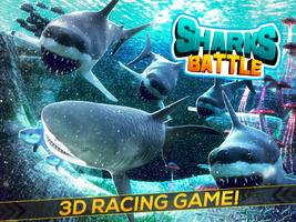 Sharks Battle - Survival Fight capture d'écran 3