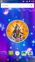 Lord Shiva Clock Affiche