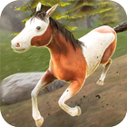 Cavalos Selvagens Corridas 3D ícone