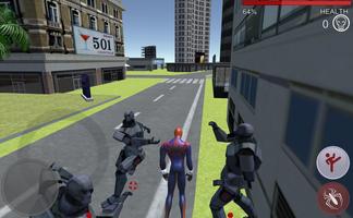 Hero battle 3D Robot vs Spider screenshot 2