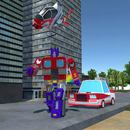 Robot Block Pixel Superhero Exploration APK