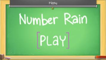 Number Rain - Best Math Game Affiche
