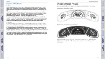Manuals for Honda capture d'écran 1