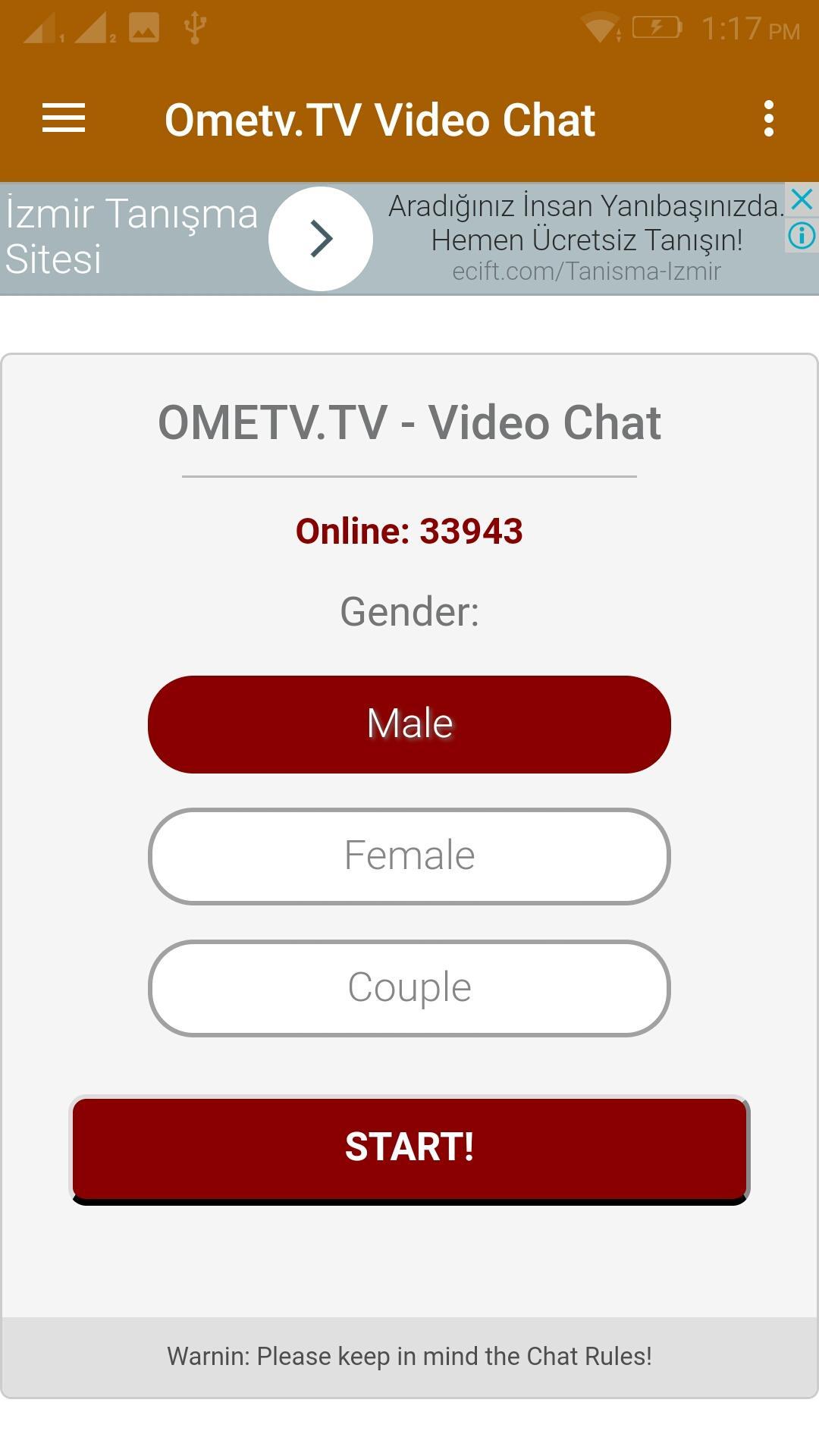 OmeTV.tv Video Chat скриншот 3.