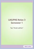 برنامه‌نما Sukses UAS SD Kelas 3 semester 1 عکس از صفحه