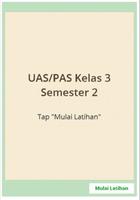 Sukses UAS SD Kelas 3 semester 2 截图 1