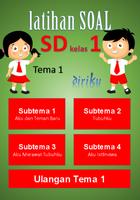 برنامه‌نما Latihan Soal SD Kelas 1 Tema 1 عکس از صفحه
