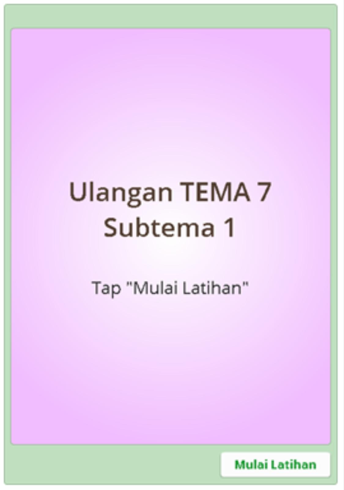 Soal Latihan Kelas 1 Guru Ilmu Sosial