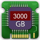 3000 GB Storage Space Cleane NEW 图标