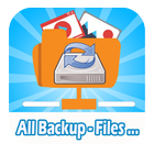 Restore Deleted Photos videos & Backup and restor icône