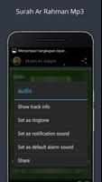 Surah Ar Rahman Mp3 تصوير الشاشة 2
