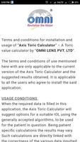 Axis Toric Calculator capture d'écran 1