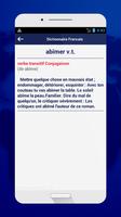 Dictionnaire Francais capture d'écran 2