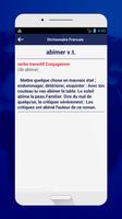 Dictionnaire Francais screenshot 2