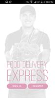 on demand Food Delivery Affiche