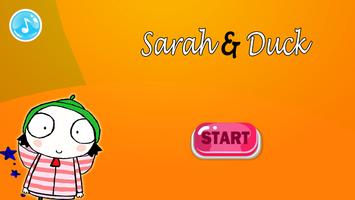 Sarah And Duck Running Affiche