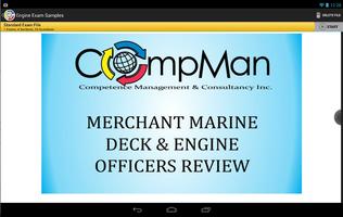 CompMan Maritime Exam Reviewer (Demo) ポスター