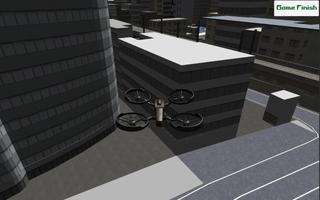 Drone City Simulation 3D capture d'écran 2