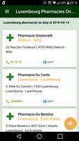 Luxembourg Pharmacies ポスター