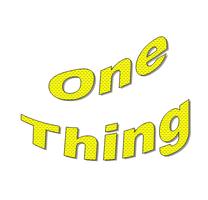 One Thing Affiche