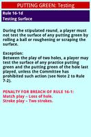 Golf Rules Lite screenshot 1