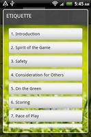 Golf Rules Lite 截图 2